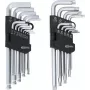 KS TOOLS 22-Piece Hexagon and TORX L-Key Set with Ball End and Holder