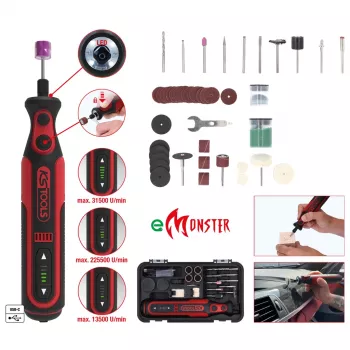 KS Tools 515.3990 Cordless Multi-Tool 7.2V 1Ah with Universal Oscillating System