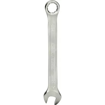 KS TOOLS Combination Spanner 10 mm, Chrome Vanadium Steel, Matt Satin Chrome Plated, DIN 3113 Form A, ISO 3318, ISO 7738 (BT011910)