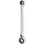 KS TOOLS Double Ratchet Ring Wrench Set, 10 x 13 mm & 17 x 19 mm, 4-in-1 BT013901