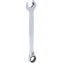 KS TOOLS DUO GEARplus Combination Wrench with Ratcheting Open End, 22 mm, Reversible, Chrome Vanadium Steel 503.5922
