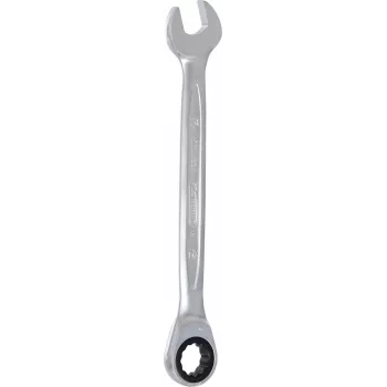 KS TOOLS GEARplus Ratchet Combination Wrench 24mm, 72-Tooth, Chrome Vanadium, DIN 3113 503.4224