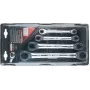 KS TOOLS GEARplus TX-E Double Ratcheting Ring Wrench Set, 4-Piece (503.4364)