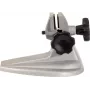 KS TOOLS Micrometer Stand for External Micrometers up to 100 mm, Cast Iron Base, Chrome-plated Clamping Jaws, Anti-slip Feet 300.0680