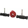 KS Tools Pull Wire Handle Set, 3-Piece, Flexible Spring Steel Shafts, Ergonomic 2-Component Grips, 160/180/200 mm, BT681150