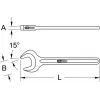 KS TOOLS Single Open-End Impact Spanner, 40 mm (517.0540)