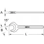 KS TOOLS Single Open-End Impact Spanner, 40 mm (517.0540)