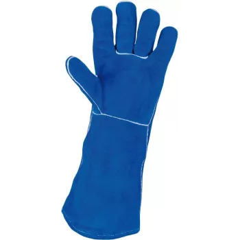 KS TOOLS Welding Leather Gloves Long, XL (985.7040)