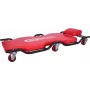 KS TOOLS Workshop Creeper, 1160x540mm, 150kg Load Capacity, 6 Swivel Castors, Integrated Tool Trays, Oil & Grease Resistant (500.8003)