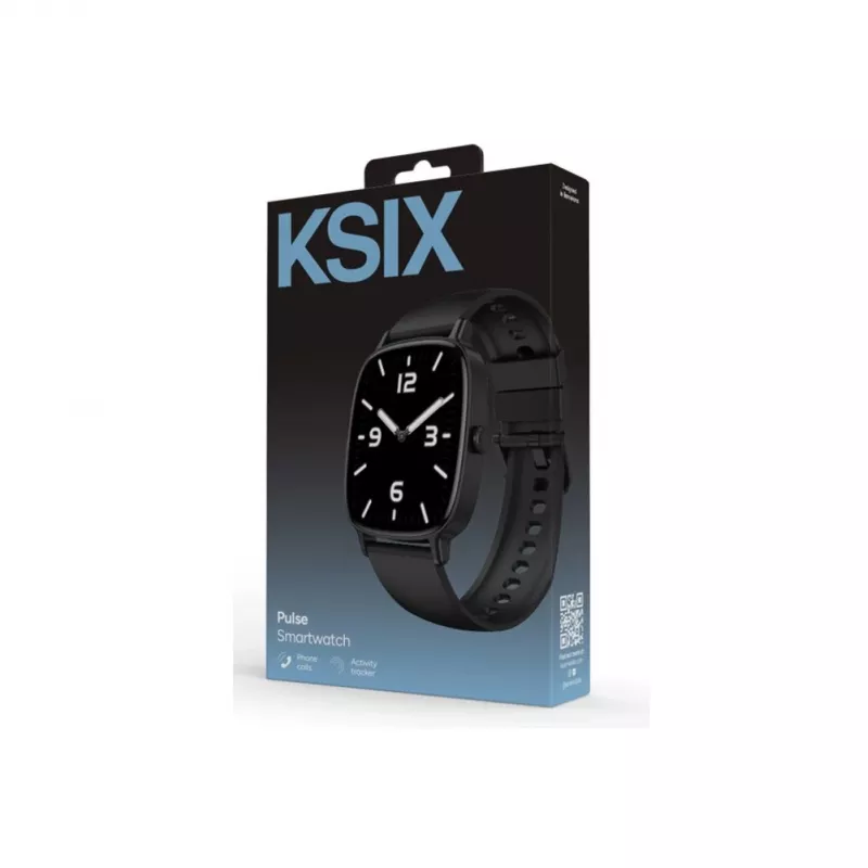 KSIX Smartwatch PULSE, Black