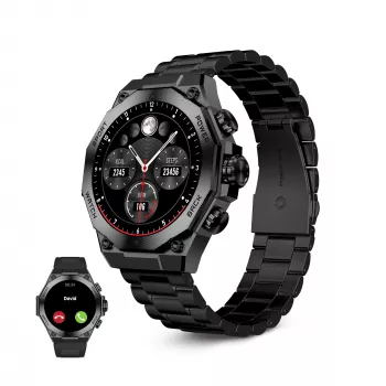 KSIX Smartwatch TITANIUM, Black