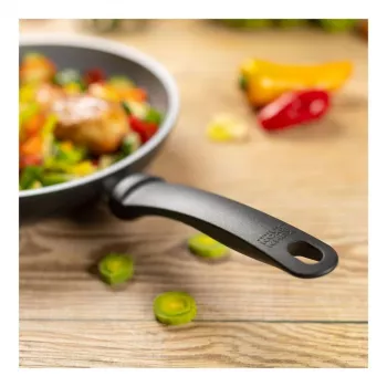 Kuhn Rikon EASY CERAMIC Frying Pan 24 cm - Ceramic Non-Stick, Induction Compatible, Black