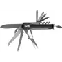 KWB 016120 Folding Knife with One-Hand Opening and Liner Lock, Stainless Steel Blade, Aluminum Handle, 85 mm Blade, Universal Utility