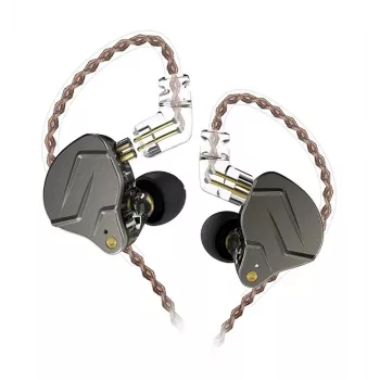 KZ ZSN PRO NO MIC Hybrid In-Ear Monitor Earphones - Black
