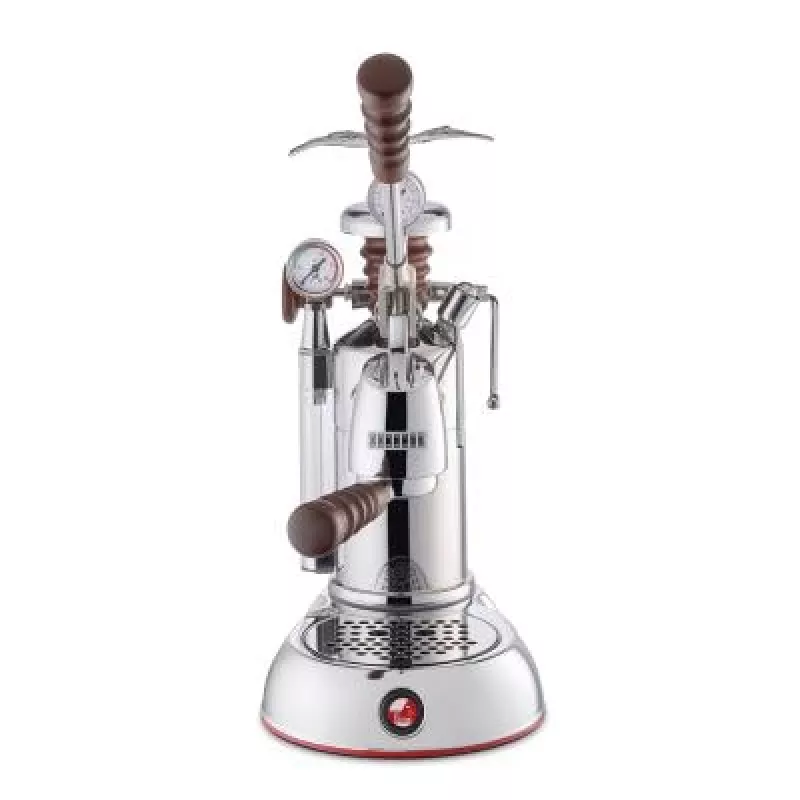 La Pavoni Esperto Abile Espresso Machine (LPLESA01EU) - 15 Bar Pump, 1.6L, Chrome
