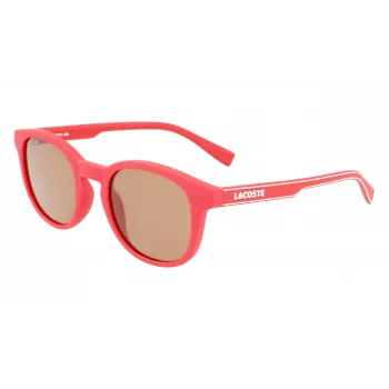 Lacoste Childish L3644S-615 Sunglasses - Red Frame, Grey Lenses - 48/21/135 mm - Unisex Child