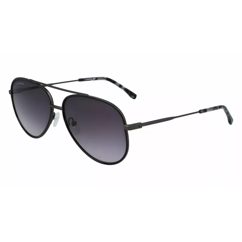 Lacoste L247S021 Men's Sunglasses - Black Frame Grey Lens 59mm