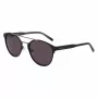Lacoste L263S-2 Men's Rectangular Sunglasses - Black Frame, Grey Lens, 53mm