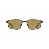 LACOSTE L277S-5519002 Men's Rectangular Sunglasses - Black Acetate Frame, Grey Polycarbonate Lenses, UV400 Protection