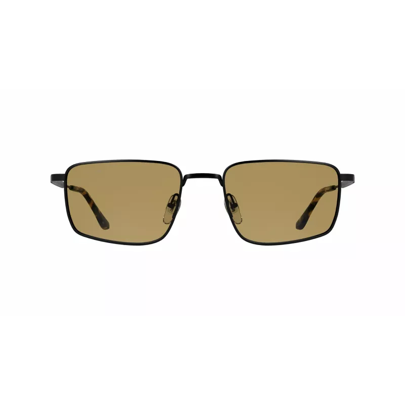 LACOSTE L277S-5519002 Men's Rectangular Sunglasses - Black Acetate Frame, Grey Polycarbonate Lenses, UV400 Protection