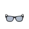 Lacoste L3651SRG-001 Unisex Sunglasses - Black Acetate Frame, Grey Polycarbonate Lenses, 48mm Lens Width