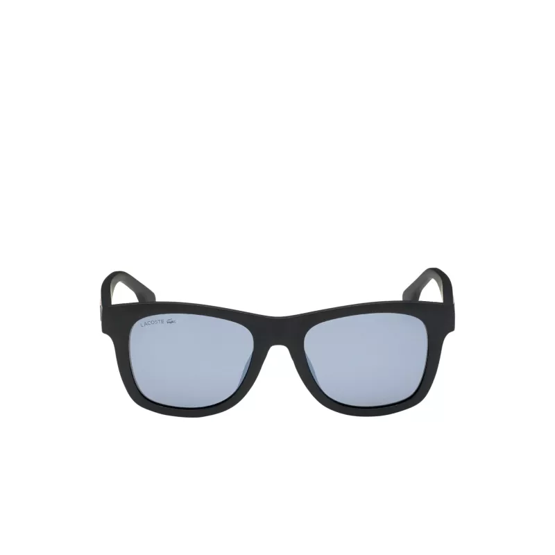 Lacoste L3651SRG-001 Unisex Sunglasses - Black Acetate Frame, Grey Polycarbonate Lenses, 48mm Lens Width