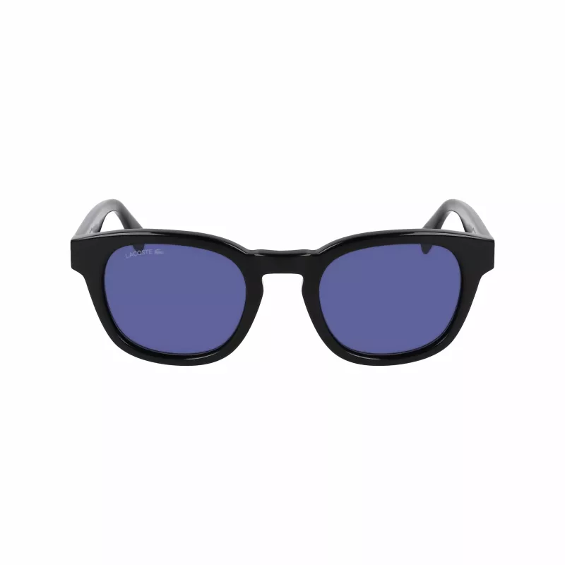Lacoste L6015SN-1 Unisex Sunglasses Black Frame Grey Lens 49mm