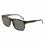 Lacoste L6025S-214 Men's Rectangular Sunglasses - Havana/Grey - 56/17/145 mm