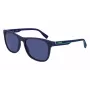 Lacoste L6031S-424 Men's Rectangular Sunglasses - Blue Frame, Grey Lens, UV400