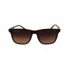 Lacoste L6041S-214 Men's Rectangular Sunglasses Havana Acetate Frame Brown Polycarbonate Lens 54mm