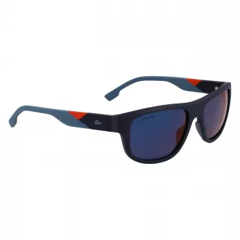 Lacoste L6042S-424 Men's Rectangular Sunglasses Blue 55/17/145 mm
