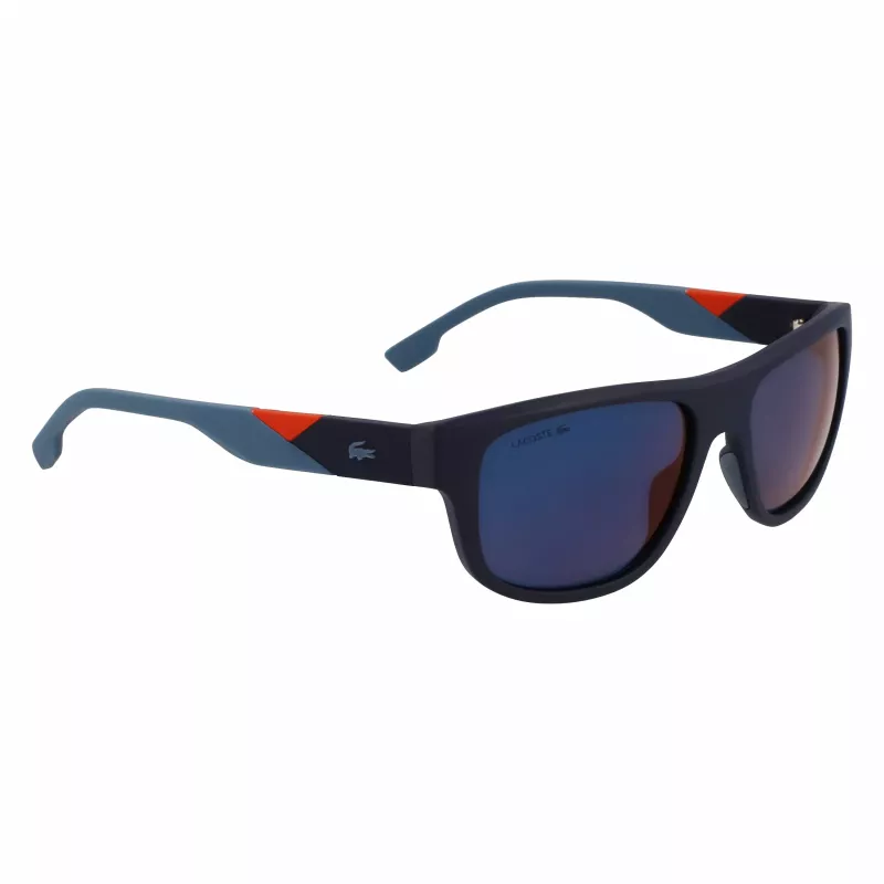 Lacoste L6042S-424 Men's Rectangular Sunglasses Blue 55/17/145 mm