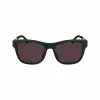 Lacoste L6043S-301 Men's Rectangular Sunglasses - Green Frame, Grey Lens, 56/18/145 mm