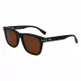 Lacoste L6045S-1 Men's Sunglasses, Black Acetate Frame, Grey Polycarbonate Lenses, 54/19/145 mm