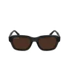 Lacoste L6048S-035 Sunglasses Men's Rectangular Acetate Frame Dark Grey Lens Grey 51mm