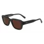 Lacoste L6048S-035 Sunglasses Men's Rectangular Acetate Frame Dark Grey Lens Grey 51mm