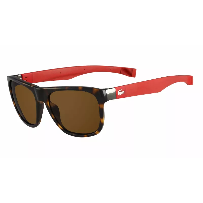 LACOSTE L664S-5517214 Unisex Sunglasses - Black Frame, Grey Lens, 55/17/140 mm