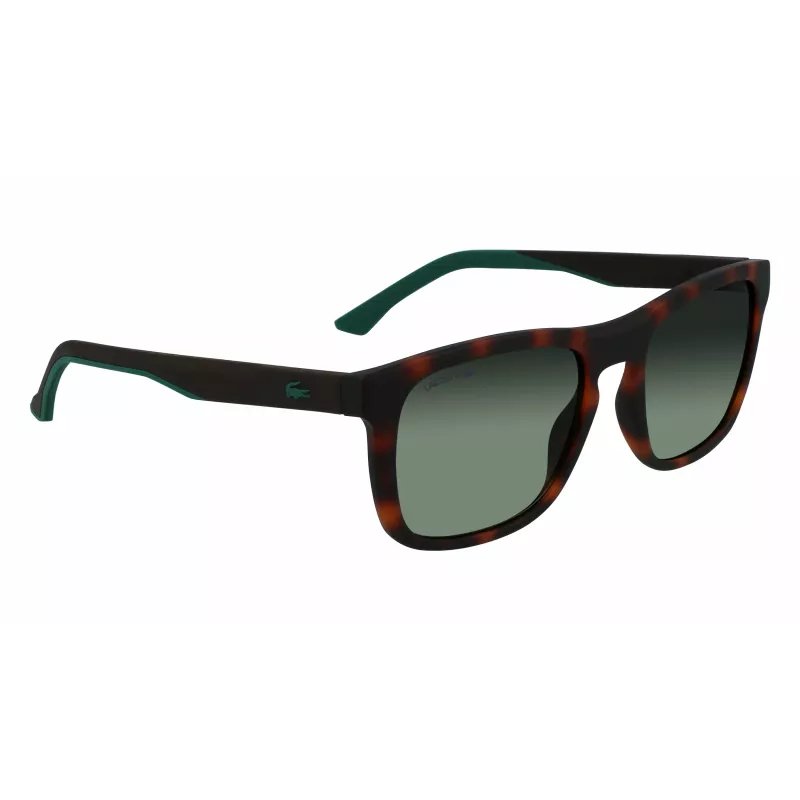 Lacoste L956S-230 Men's Sunglasses Havana Brown Rectangular Acetate 55mm