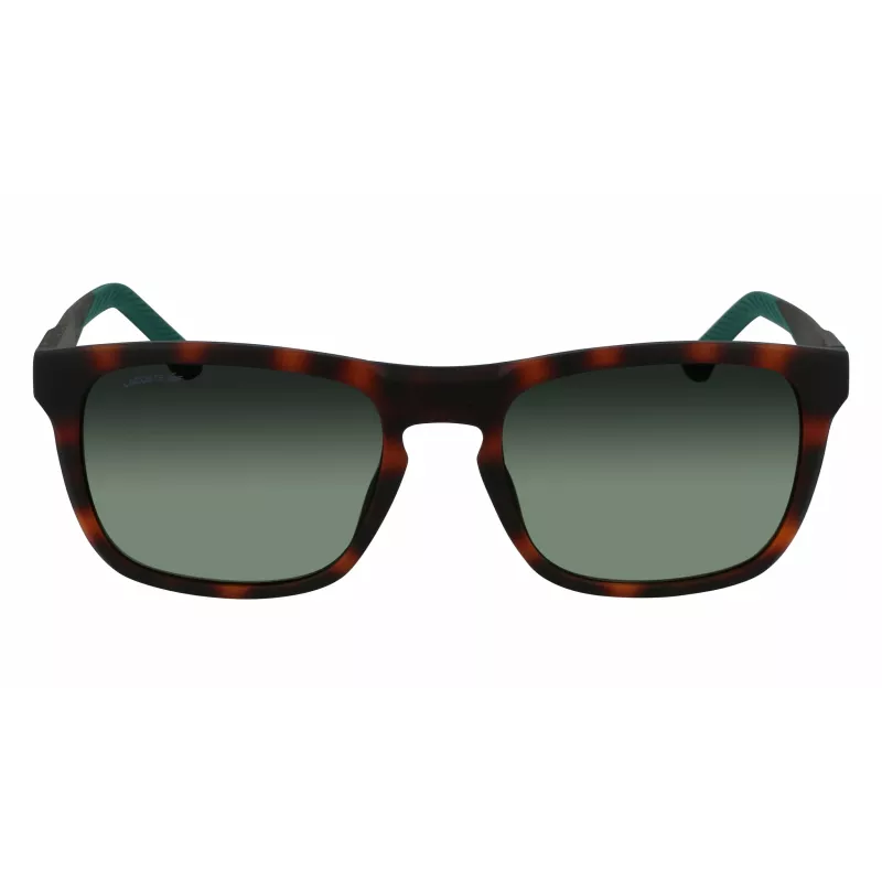 Lacoste L956S-230 Men's Sunglasses Havana Brown Rectangular Acetate 55mm