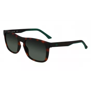 Lacoste L956S-230 Men's Sunglasses Havana Brown Rectangular Acetate 55mm