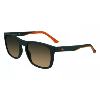 Lacoste L956S-301 Men's Rectangular Sunglasses Green Acetate Frame UV400