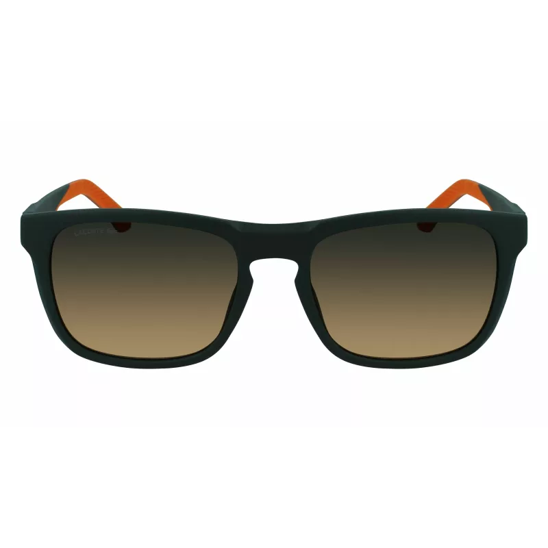 Lacoste L956S-301 Men's Rectangular Sunglasses Green Acetate Frame UV400