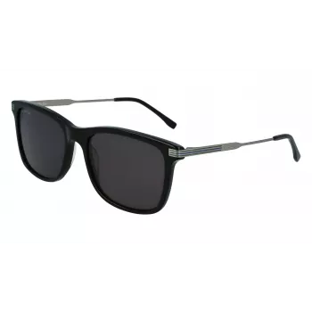 Lacoste L960S Men's Square Sunglasses - Black Frame Green Lens 56/18/140 mm UV400