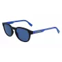 LACOSTE L968SX-002 Unisex Sunglasses Black Frame Grey Lens 51mm