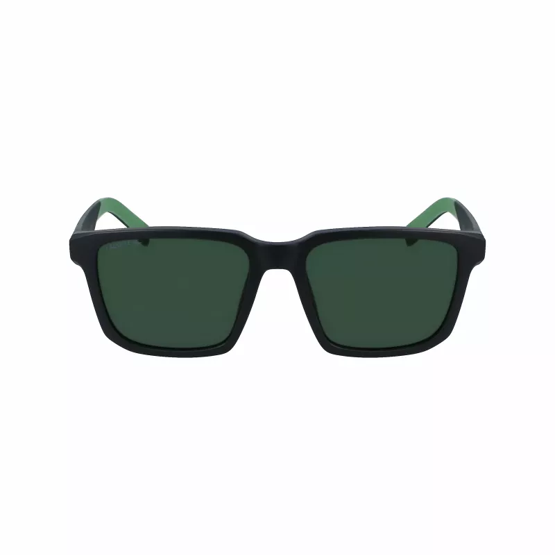 Lacoste L999S-301 Men's Sunglasses, Matte Green Frame, Dark Green Lens, 55/18/145 mm