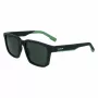 Lacoste L999S-301 Men's Sunglasses, Matte Green Frame, Dark Green Lens, 55/18/145 mm