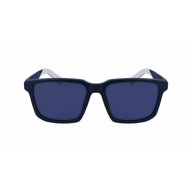 Lacoste L999S-401 Men's Sunglasses - Havana Acetate Frame, Blue Polycarbonate Lenses, UV400 Protection