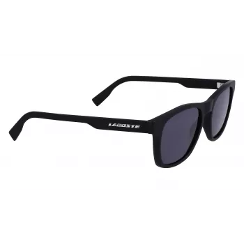 Lacoste Men's L988S-2 Rectangular Sunglasses - Black Frame Grey Lens 54mm