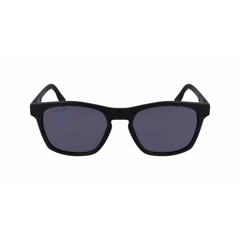 Lacoste Men's L988S-2 Rectangular Sunglasses - Black Frame Grey Lens 54mm