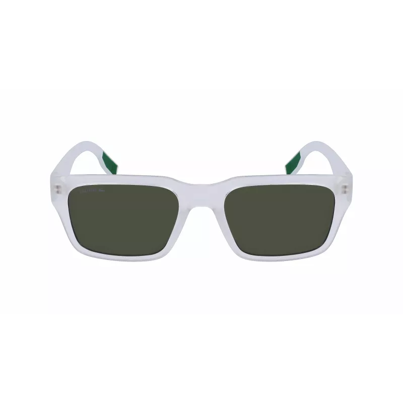 Lacoste Men's Rectangular Sunglasses L6004S-970 Black/Grey 55/19/145 mm